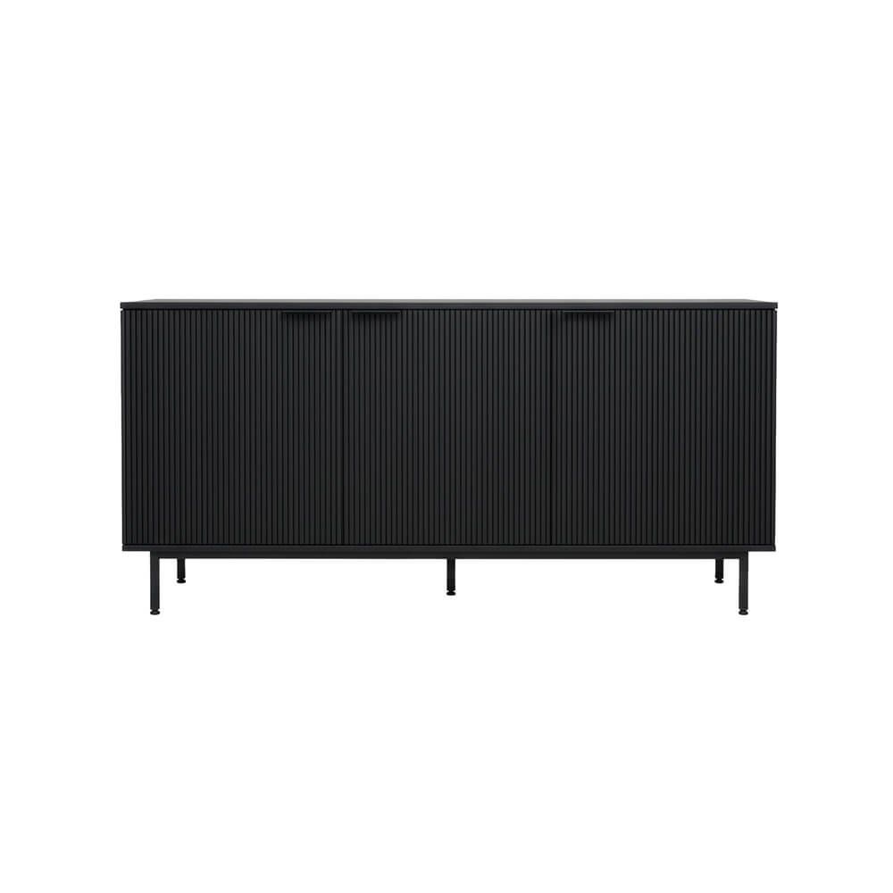 Cassettiere: Sideboard 154x42x73cm NALA - Schwarz – Nuovo e nell'imballaggio originale da Wallenwil venduto da toesstal-vertrieb 3
