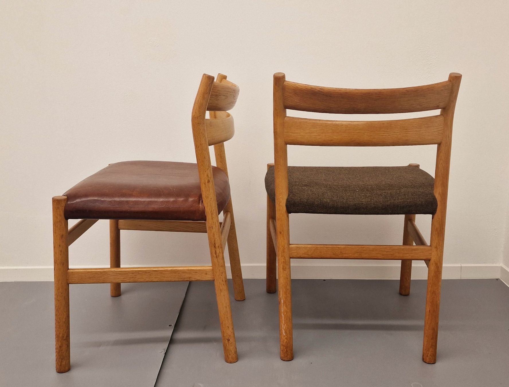 Sedie: Design, Børge Mogensen, 2 Stühle, C.M. Madsens, Eiche 60er – Usato da St.Gallen venduto da Yuzucitrus 2