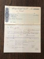 Blanko-Scheck BANK LEU ZÜRICH 1899