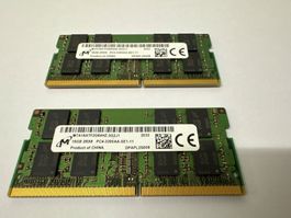 2x 16GB Rigel, PC4-3200AA, Micron