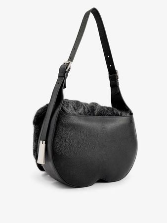 Burberry blanket leather bag