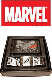 Portafogli: Marvel® Set X-Men Brieftasche & Stoffgürtel Wolverine Slash – Nuovo e nell'imballaggio originale da Illnau venduto da diy-shop 1