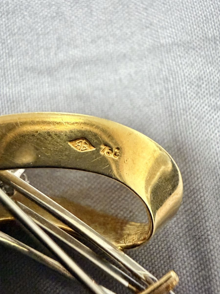 Broches & Aiguilles: Brosche Gold 18k – D'occasion à Oberhof par RealStone 2