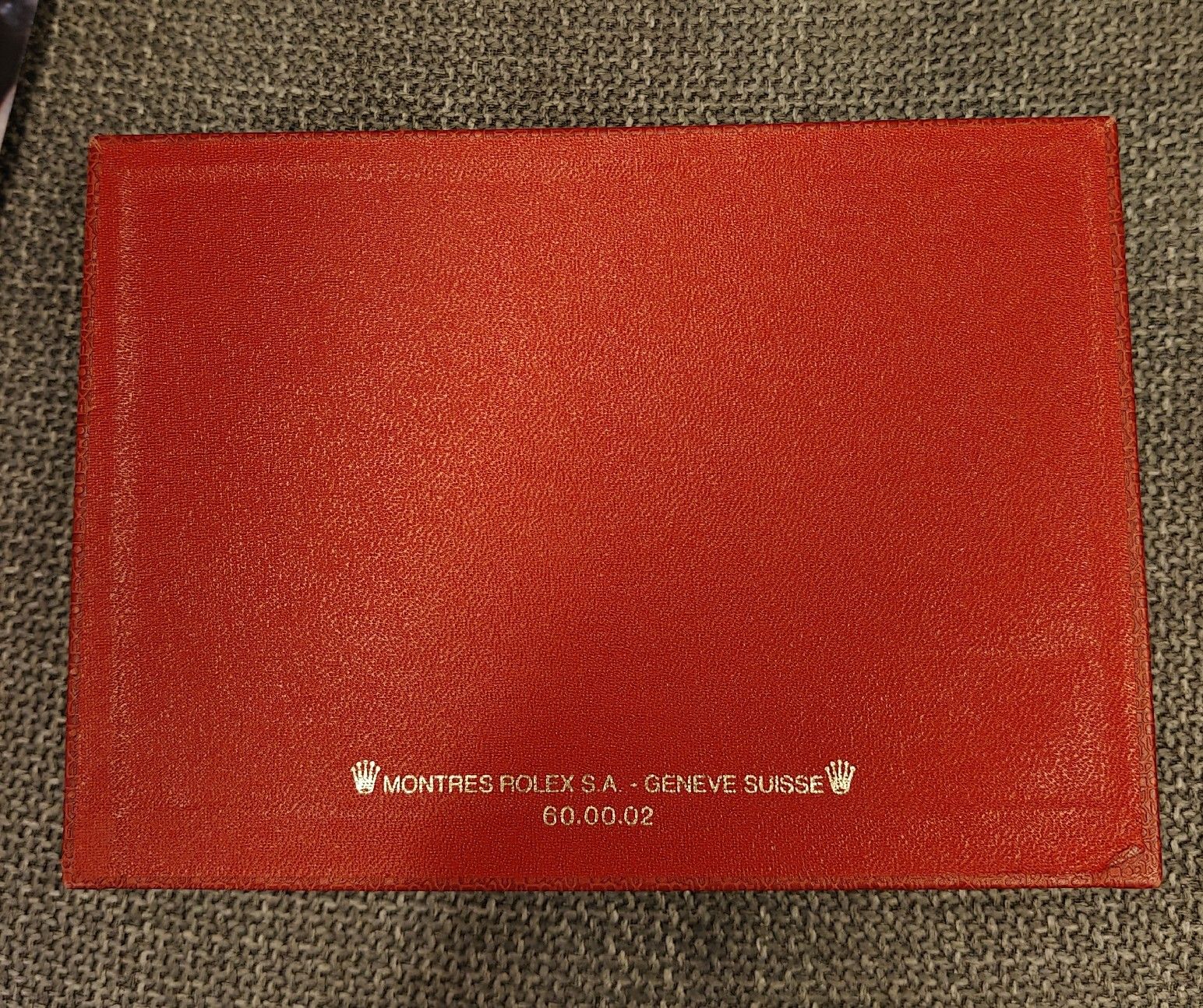 Scatole porta orologi: ROLEX Uhrenbox Original Red Leather Box – Usato da Wangen an der Aare venduto da RetroKontor 5