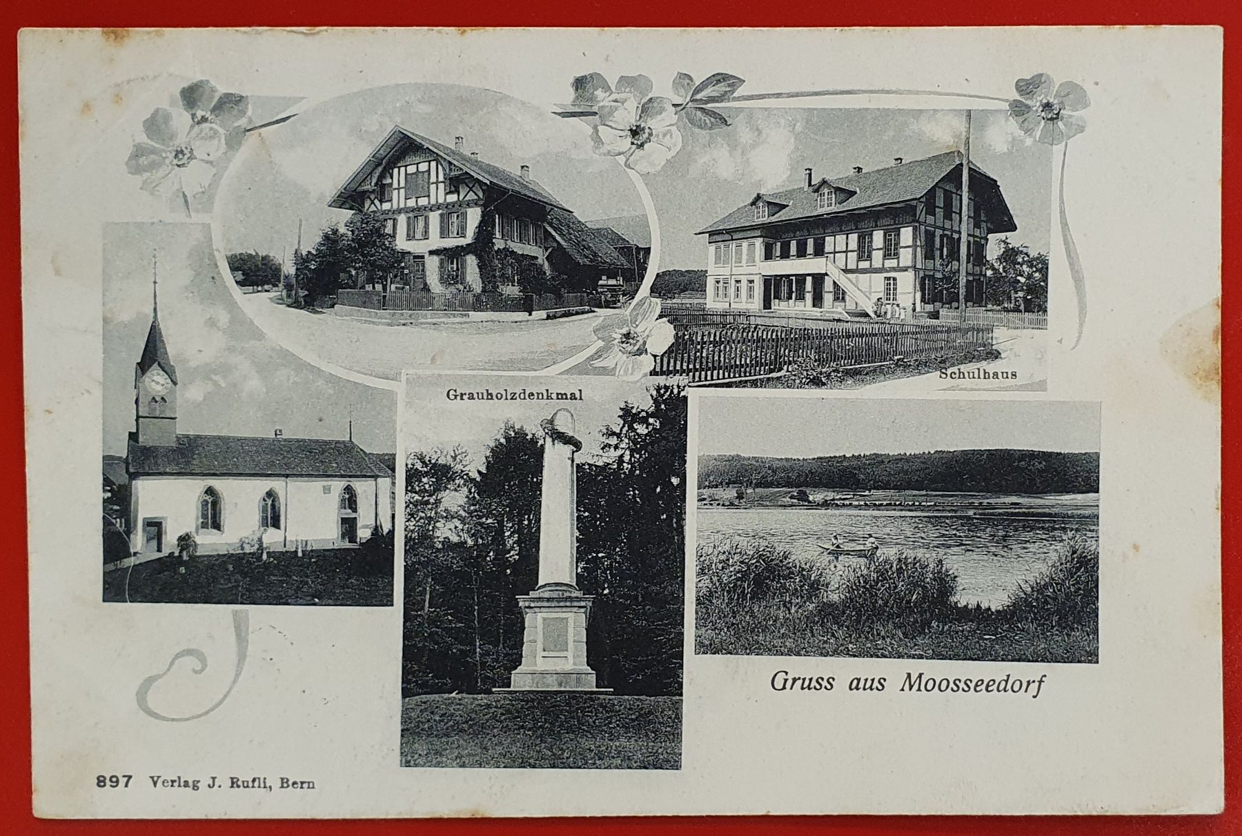 Cartoline postali: Moosseedorf 1908 - 5 Ansichten – Usato da Kreuzlingen venduto da Rschweiz1