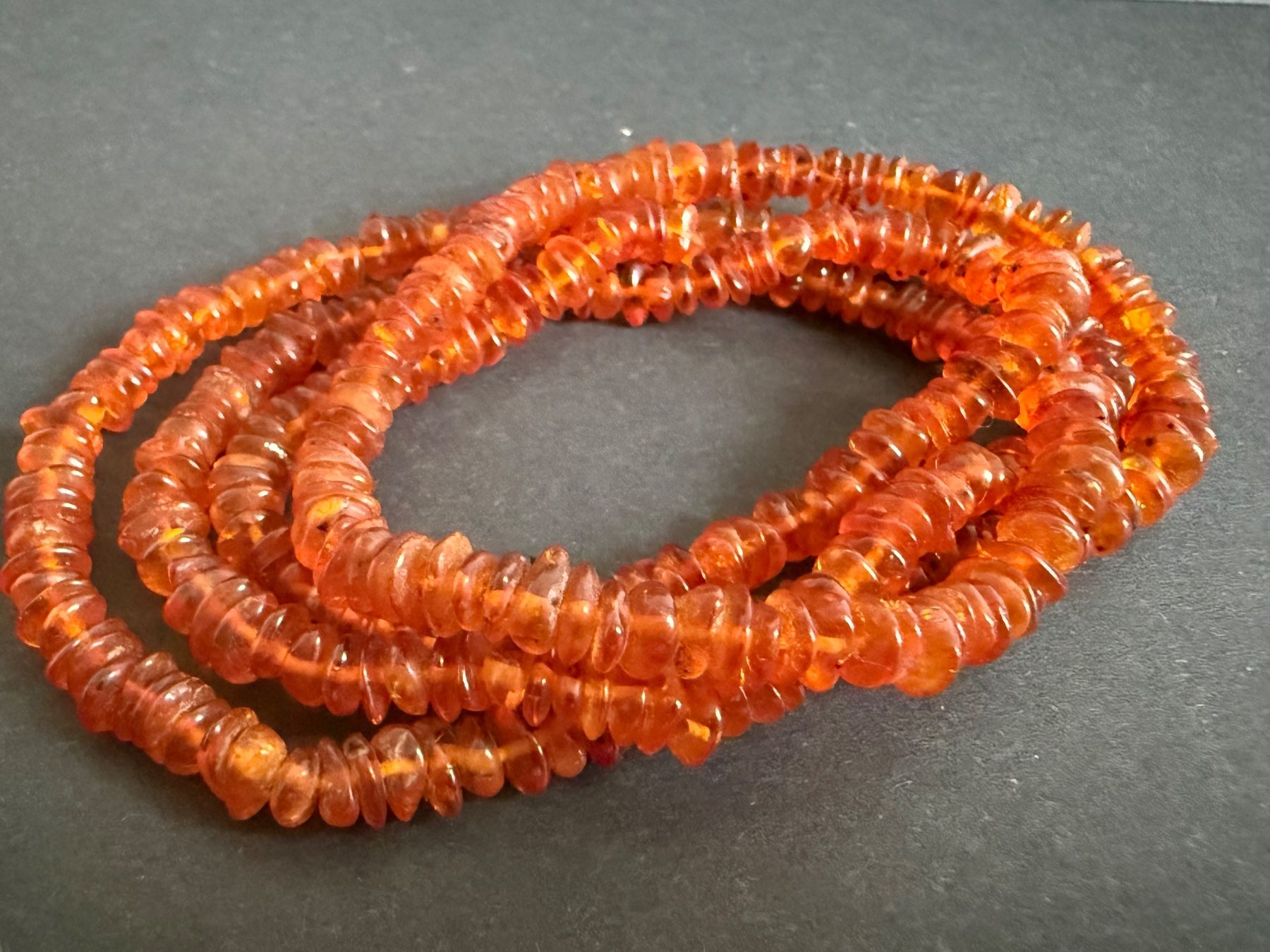 Catenine: Lange echte Bernstein Kette – Usato da Spiegel b. Bern venduto da Rogger72 2