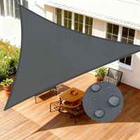 Sonnensegel Dreieck 3x3x3m Wasserdicht UV-Schutz 95%