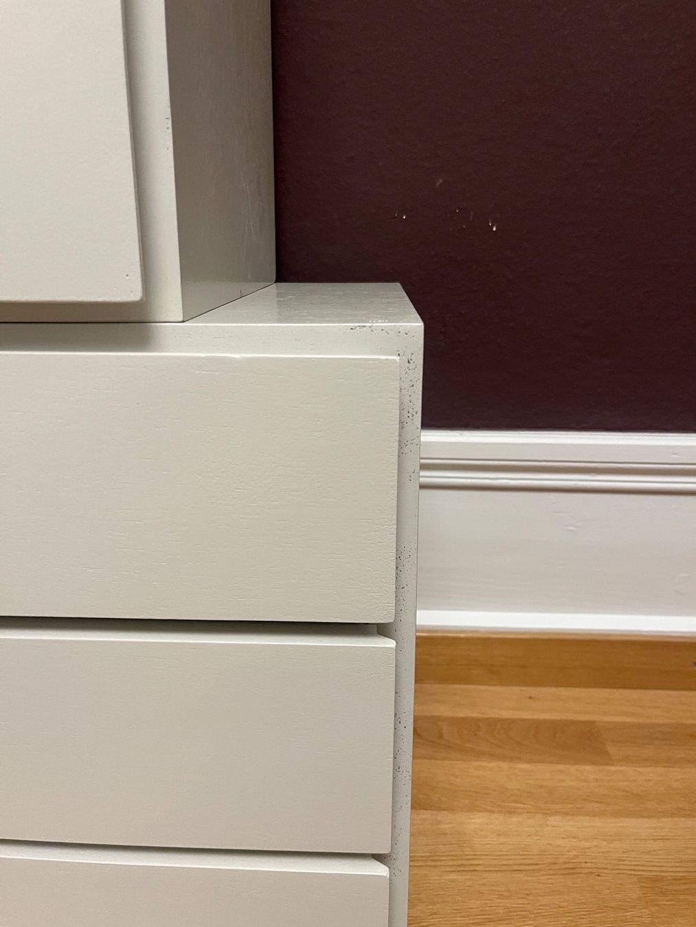 Commodes: Kommode weiss/grau 3 Schubladen 100cm – D'occasion à Zürich par lea_p6wv 6