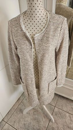 LongBlazer Jacke Cardigan im Chanel Stil, Grösse 38/M