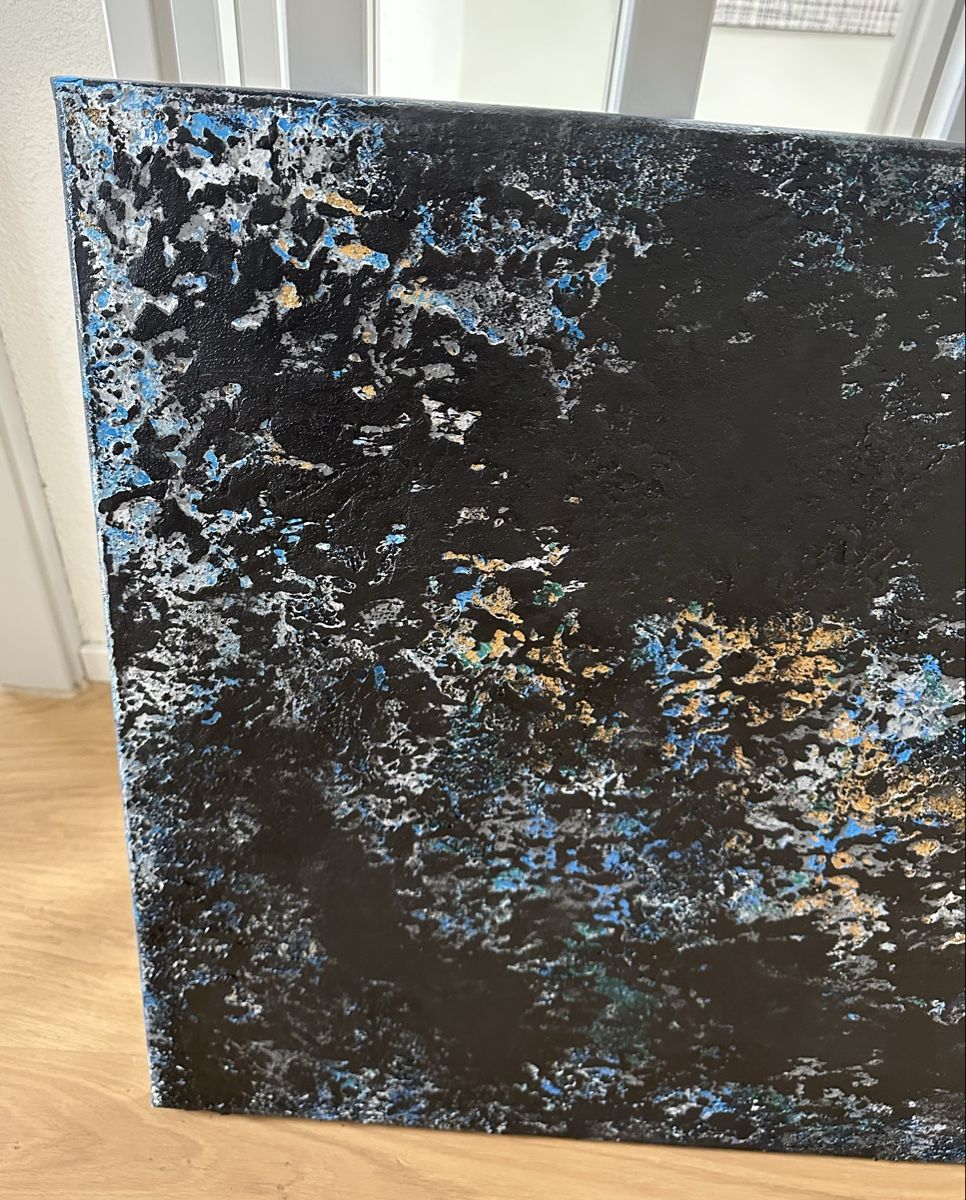 Dipinti: Original Acryl Gemälde auf Leinwand,Unikat, schwarz/ Effekte – Nuovo (secondo la descrizione) da Effretikon venduto da Bibjana 4