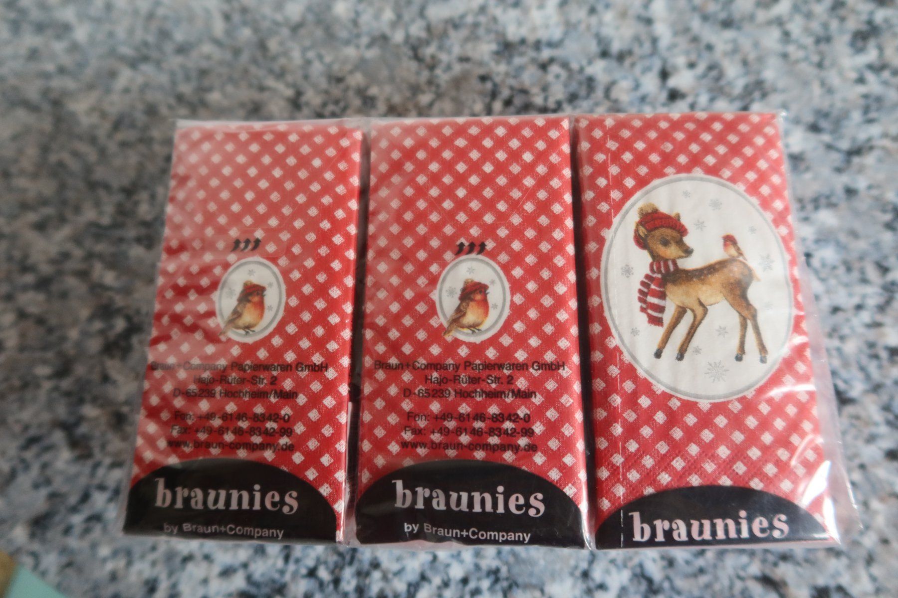 Tutte le decorazioni: Weihnachtsnastücher – Nuovo e nell'imballaggio originale da Täuffelen venduto da Cindybussy 1