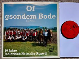 Jodlerklub "Heimelig" Ruswil – Of Gsondem Bode -  LP 🛀