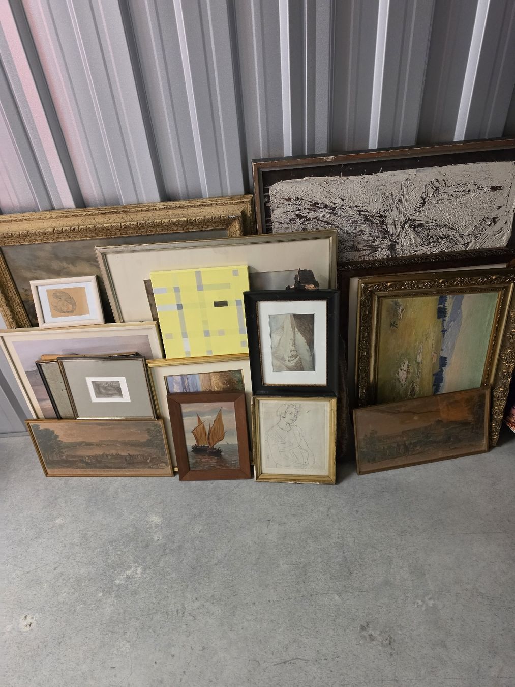 Dipinti: Enorme lot de tableaux – Usato da Val-d'Illiez venduto da AntiqueG 5