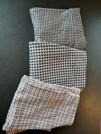 3 Stck. Damen Hosen Gr. S/M Karo gebraucht
