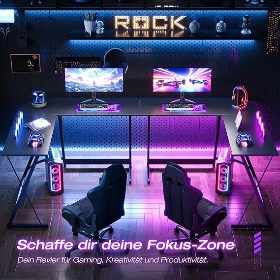 Tische: Gaming Schreibtisch Eckschreibtisch Computertisch L Form – Neu und originalverpackt aus Herisau von Serenco 6