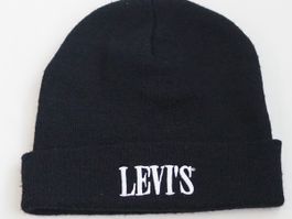 Warme Wintermütze Levi's schwarz
