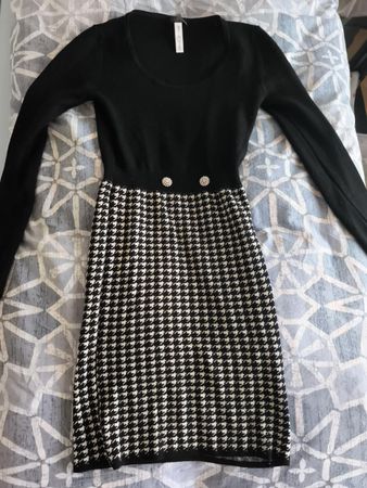 GUESS by Marciano Strickkleid Hahnentritt Gr. M – ungetragen