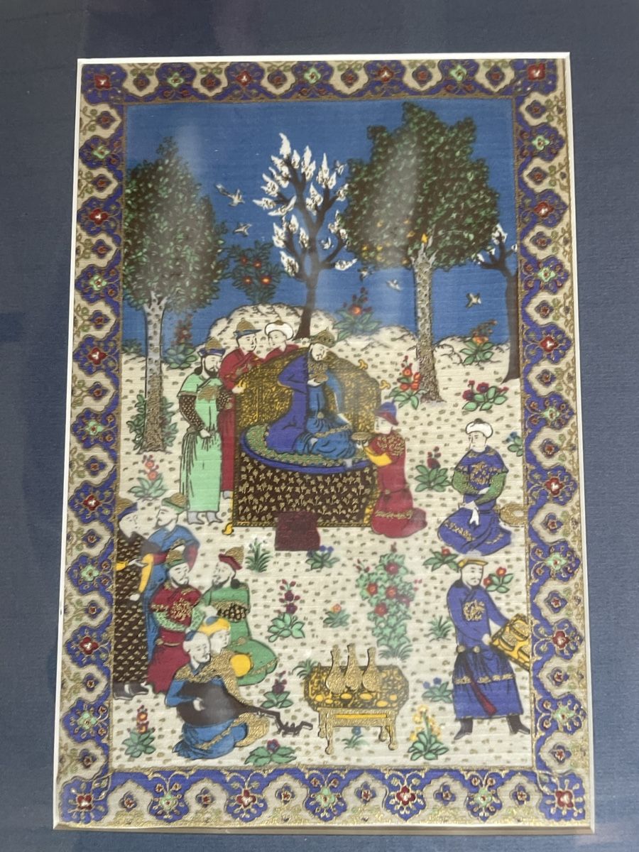 Dipinti: Tableau Ancien Tissu Persan – Usato da Vallamand venduto da Bricbracbroc82 4