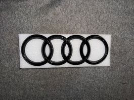 Audi Ringe in schwarz 273x94mm