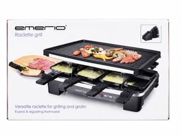 Raclette Grill Emerio für 8 Personen mit Thermostat neu