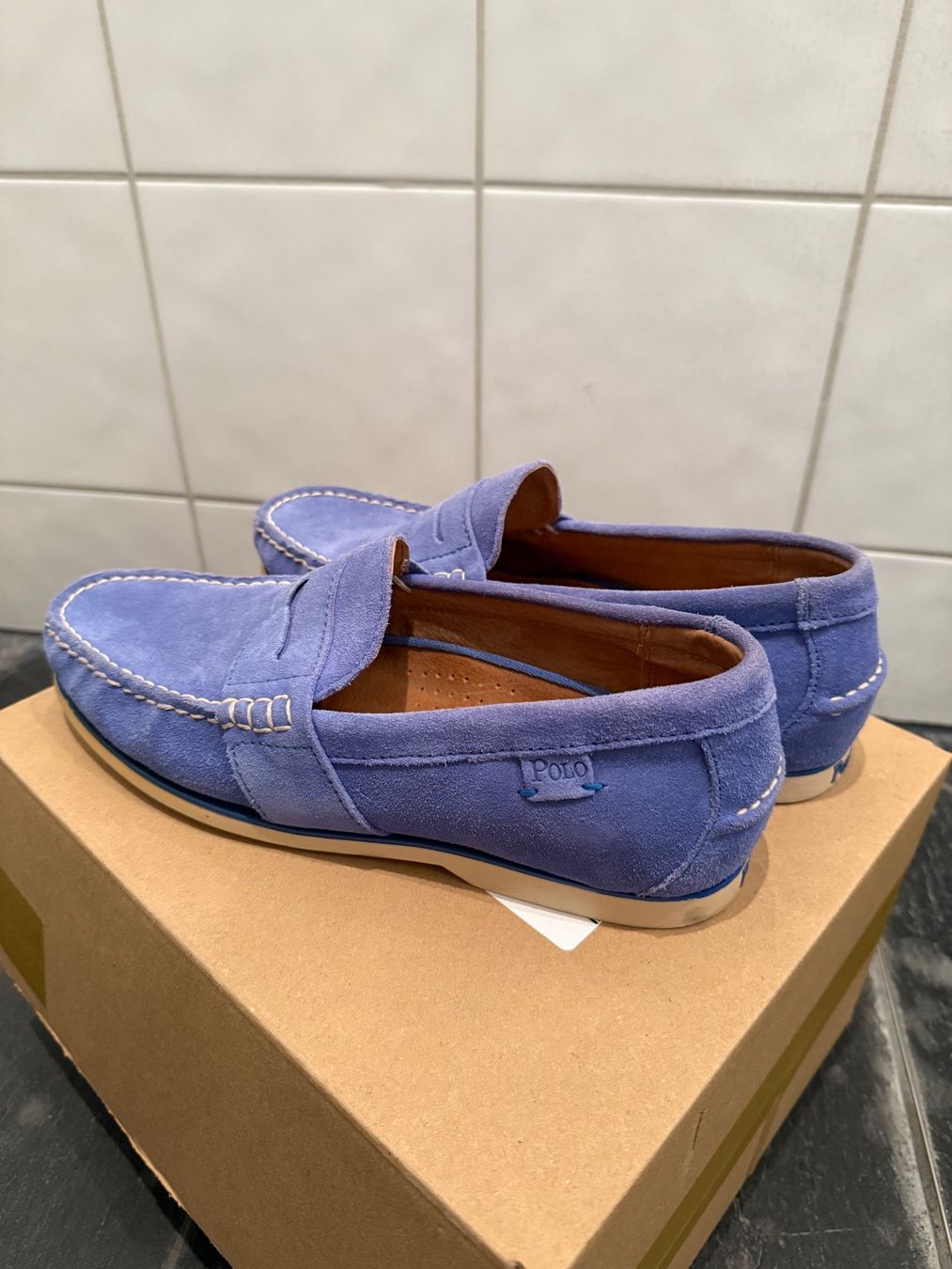 Ralph Lauren Scarpe da uomo: Polo Ralph Lauren Mokassin blau Gr. 41 – Usato da Chur venduto da spicebone 1