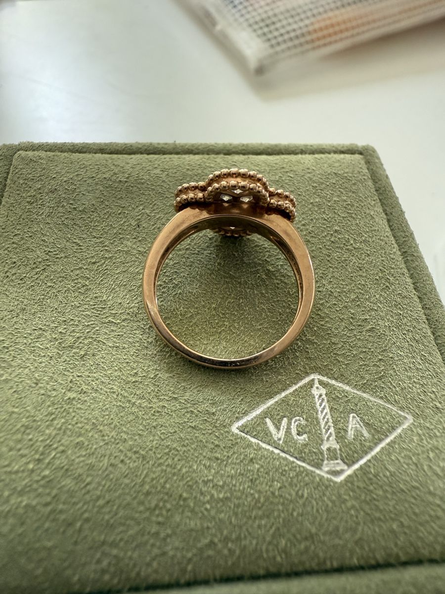Anelli: Van Cleef & Arpels Alhambra Ring Rotgold, Grösse 51 Top! – Nuovo (secondo la descrizione) da Uitikon Waldegg venduto da sar_267d 3