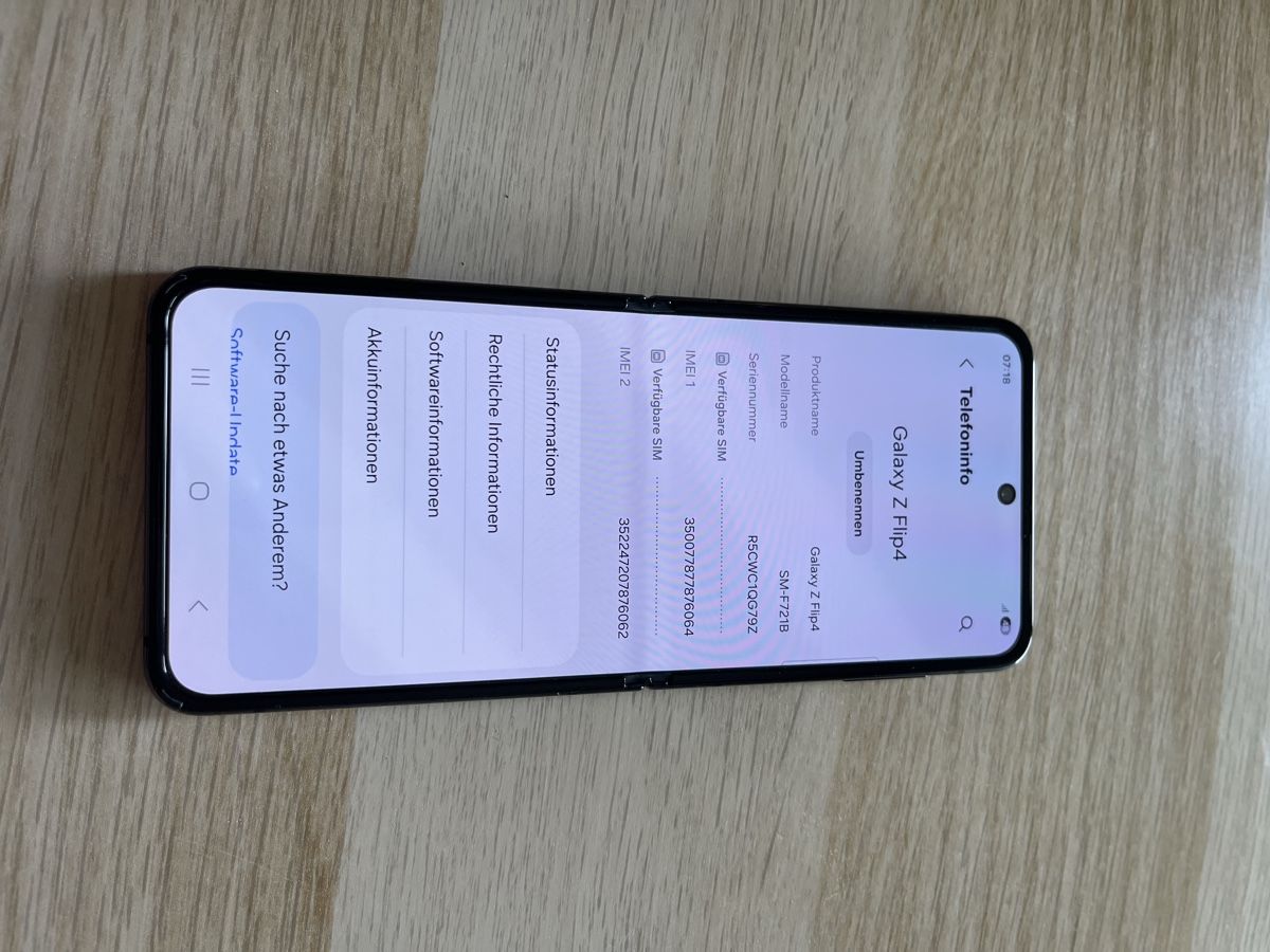 Samsung Handys / Smartphones: Samsung Zflip 4 – Gebraucht aus Biel/Bienne von ham_wf9n 6