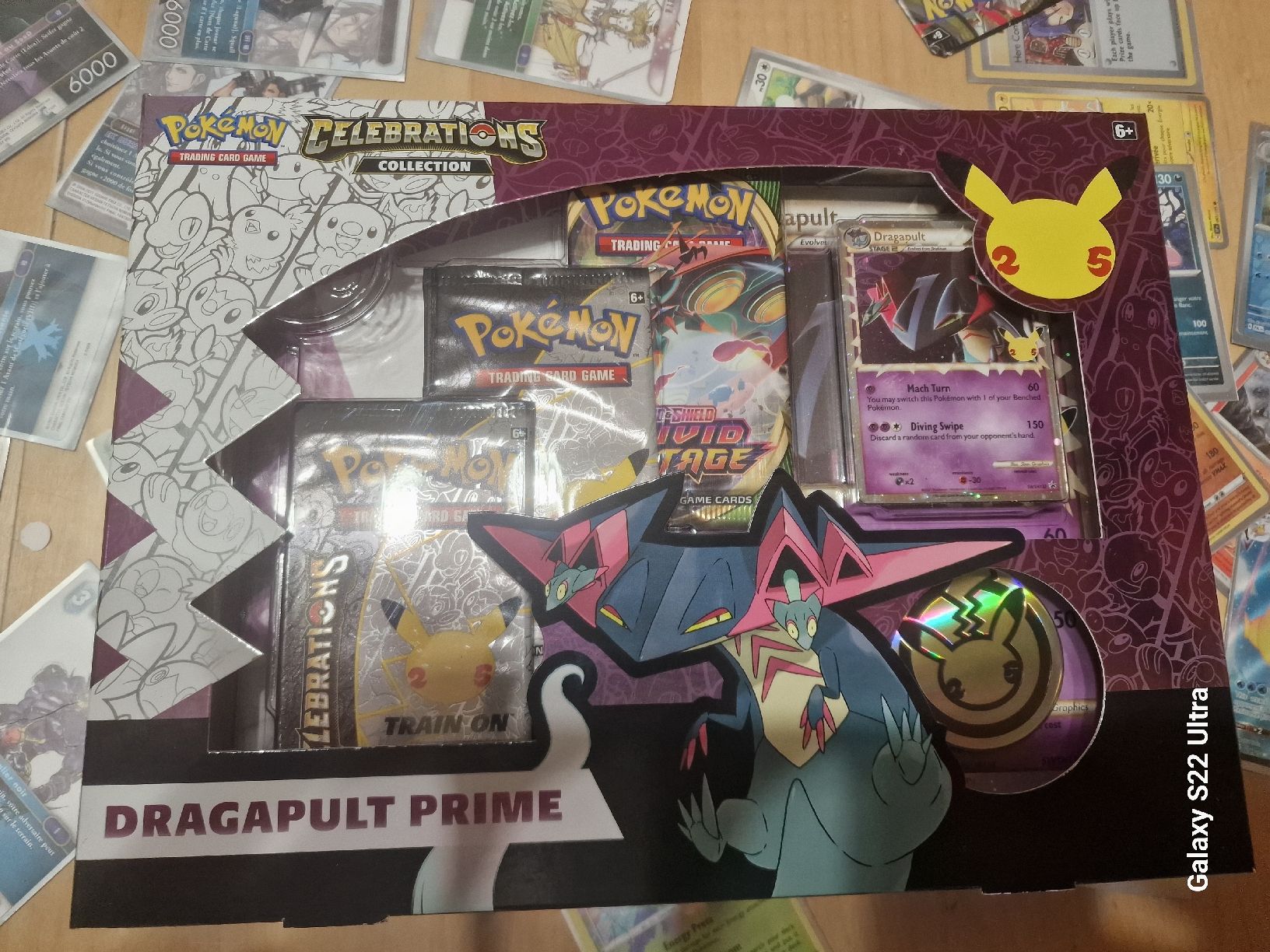 Pokémon Carte collezionabili: Coffret Pokémon Celebrations Dragapult Prime scellé – Nuovo e nell'imballaggio originale da Bulle venduto da ned_msw7