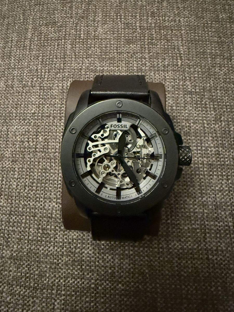 Fossil Orologi: Fossil Herrenuhr Automatic Lederarmband – Usato da Oberkirch LU venduto da dar2795 1