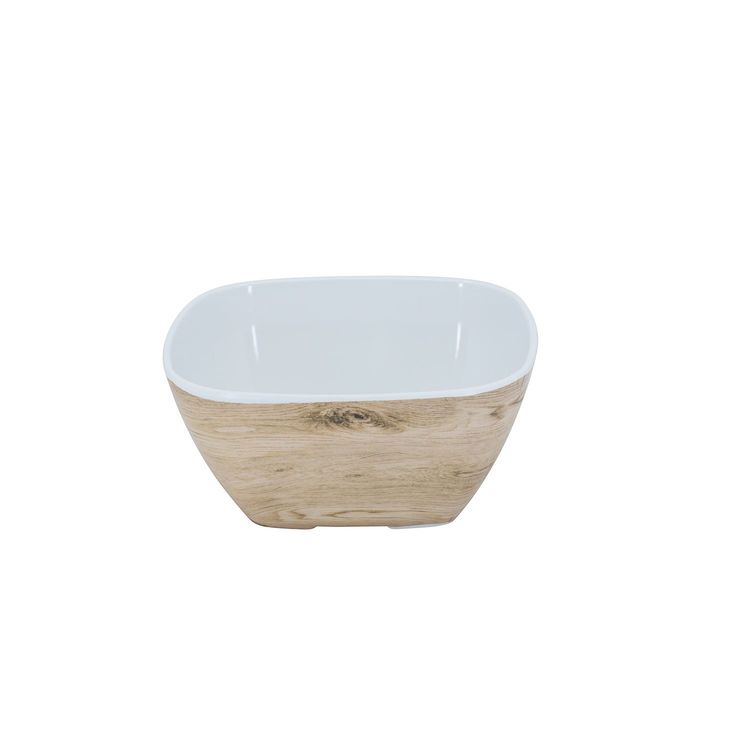 APS Stone Art Schale 15cm - Melamin Schale Creme/weiß 0,6 Liter