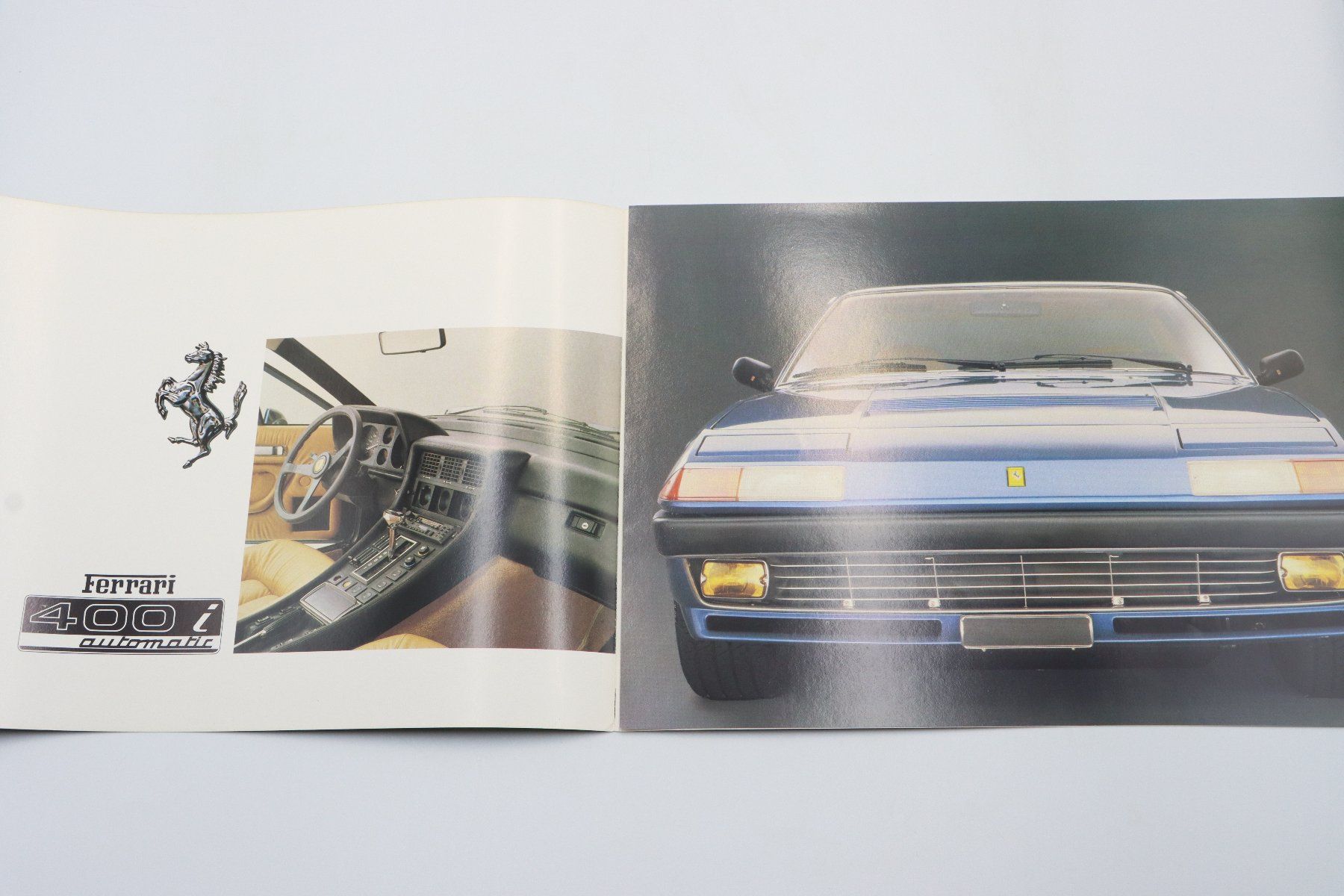 Ferrari Documenti: Ferrari 400i Automatic 1982 Prospekt – Usato da Bühl b.Aarberg venduto da Collectorpassions 2