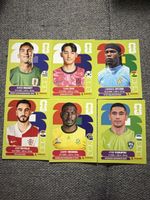 Panini WM 2026 Sticker Set 6 Spieler Neuwertig
