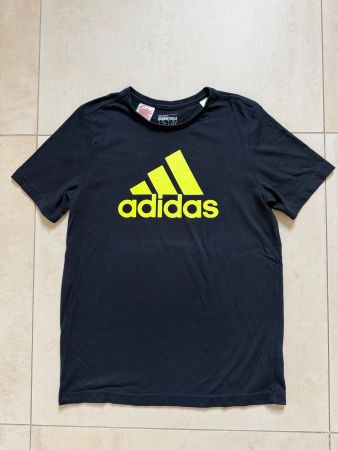 Adidas T-Shirt Climalite schwarz Gr.164 13-14 Jahre