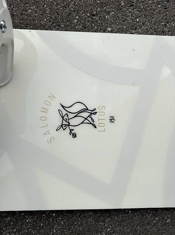 Board: Salmon on Snowboard size 151 with binder – Usato da Arth venduto da tar_s2dz 1