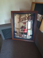 Lamb's  Spiegel im Holzrahmen:  45,5 x 56,5