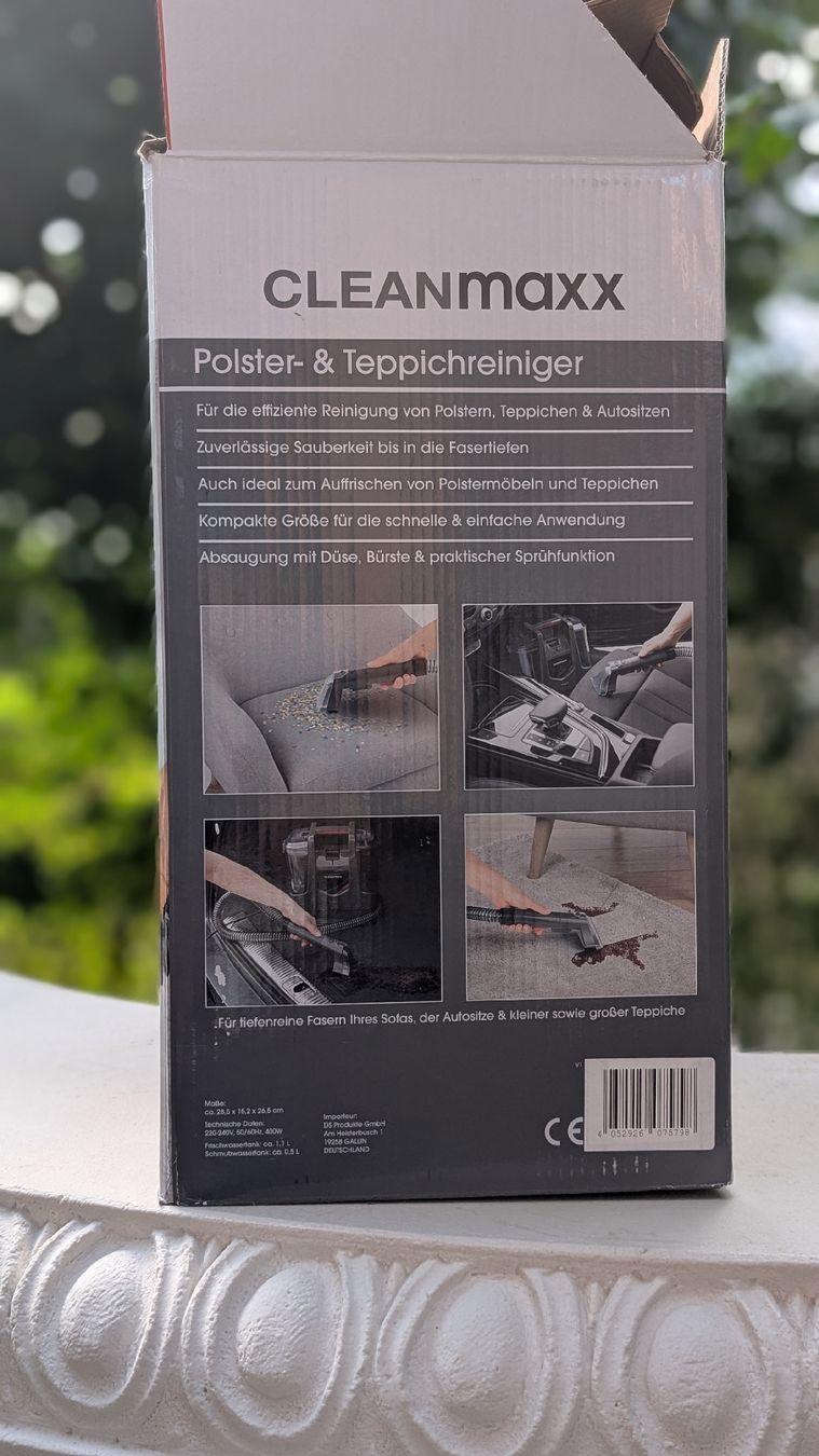 Cleanmaxx Aspirapolveri & Accessori: CLEANMAXX Polster-Teppichreiniger – Usato da Elgg venduto da MonaTheGremlin 2