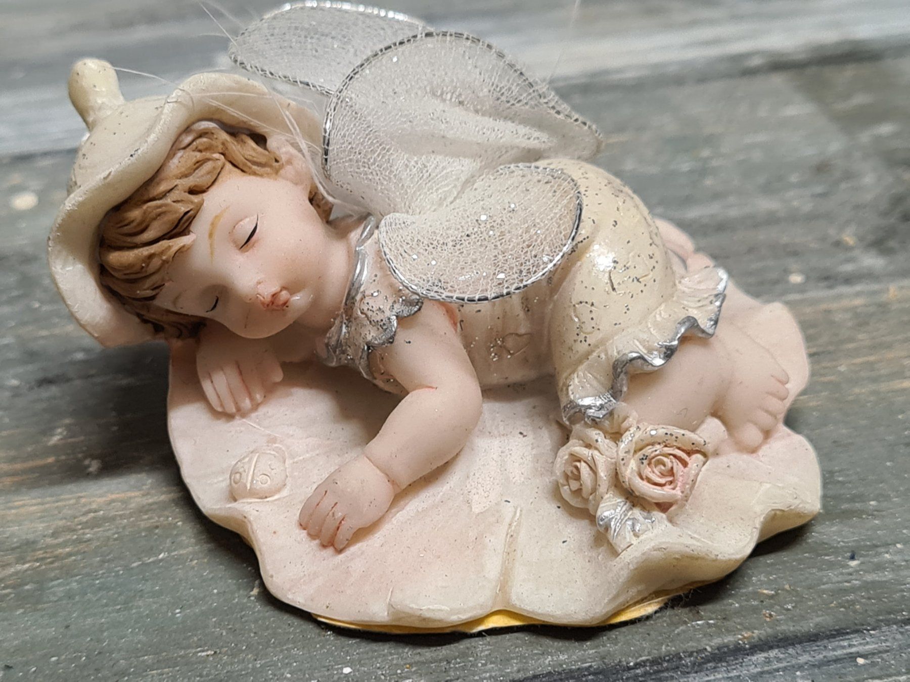 Statuette: Engelsfigur, ca. 7x5.5 cm – Usato da Amriswil venduto da kleindeko 1