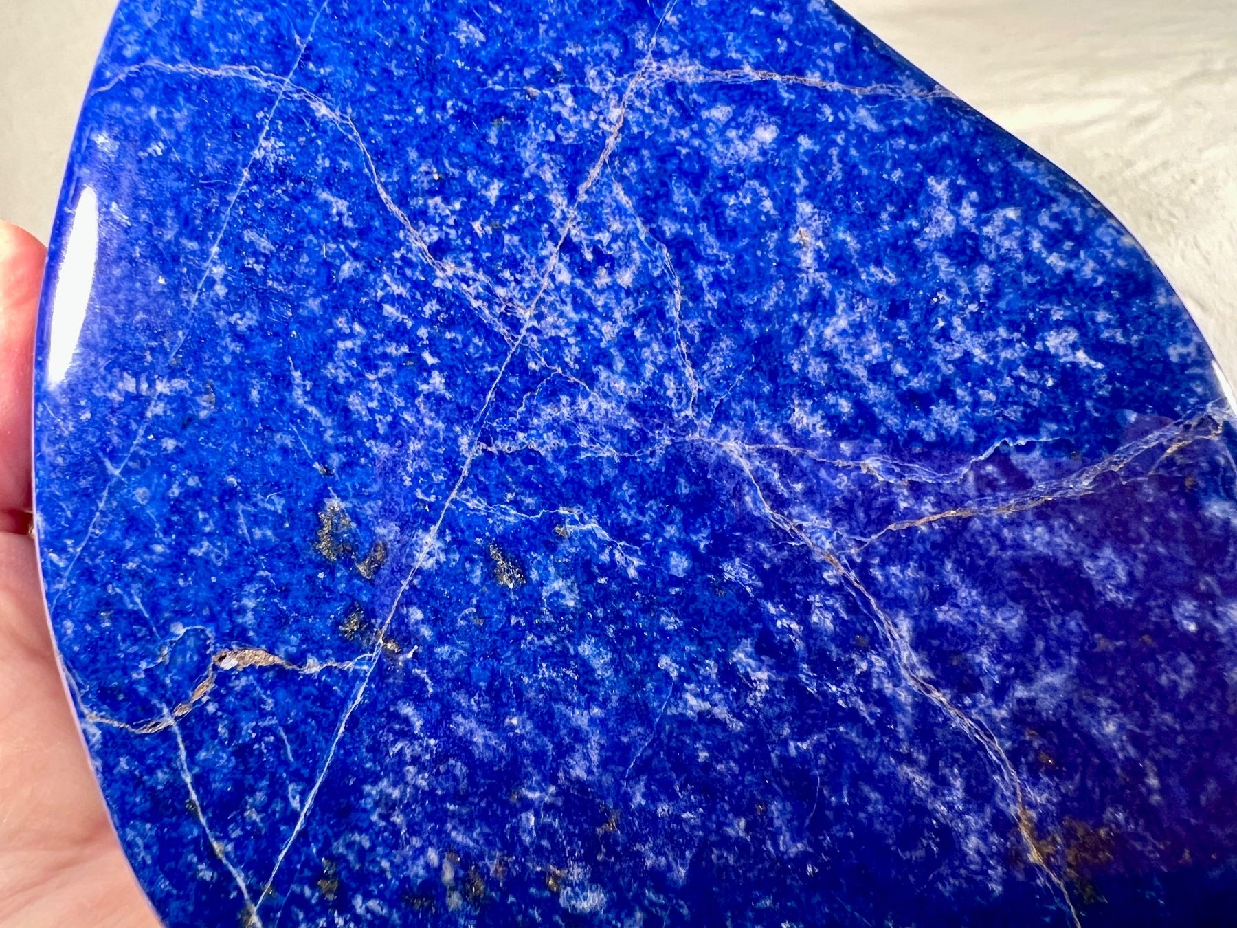 Minerali & Pietre curative: Bloc de Lapis Lazuli véritable, Afghanistan, 926 gr – Usato da Genève venduto da DELIRBEADS 6