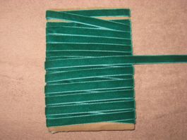 Samtbändeli grün 1cm breit