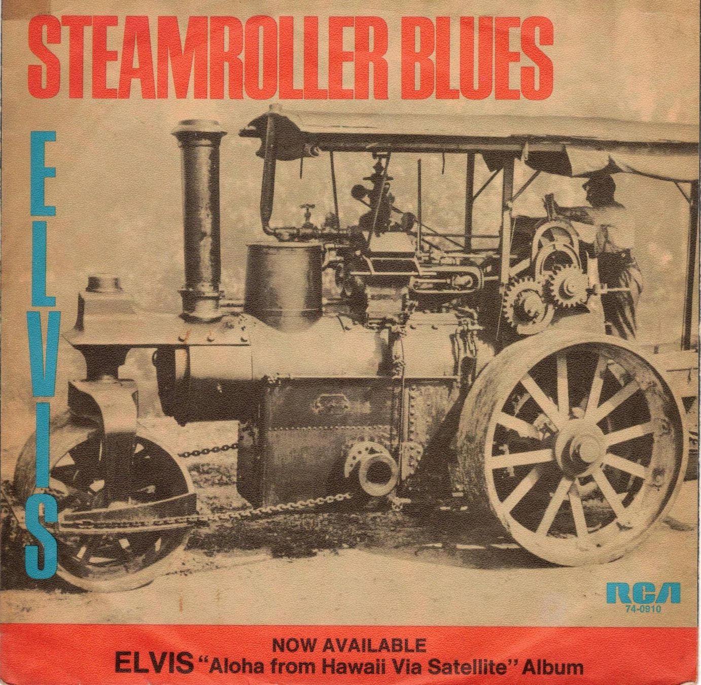 Vinyles: Elvis  --  Steamroller Blues  Single7 – D'occasion à Rheinau par thespecials