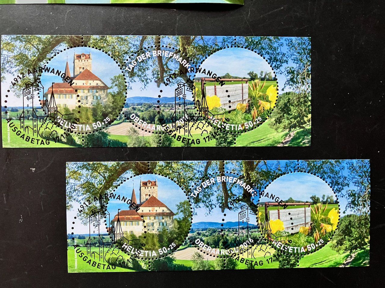 Alle Briefmarken: Lot 2016 Kleinbögen und Blöcke mit ET – Gebraucht aus Nesslau von andi_hon 6
