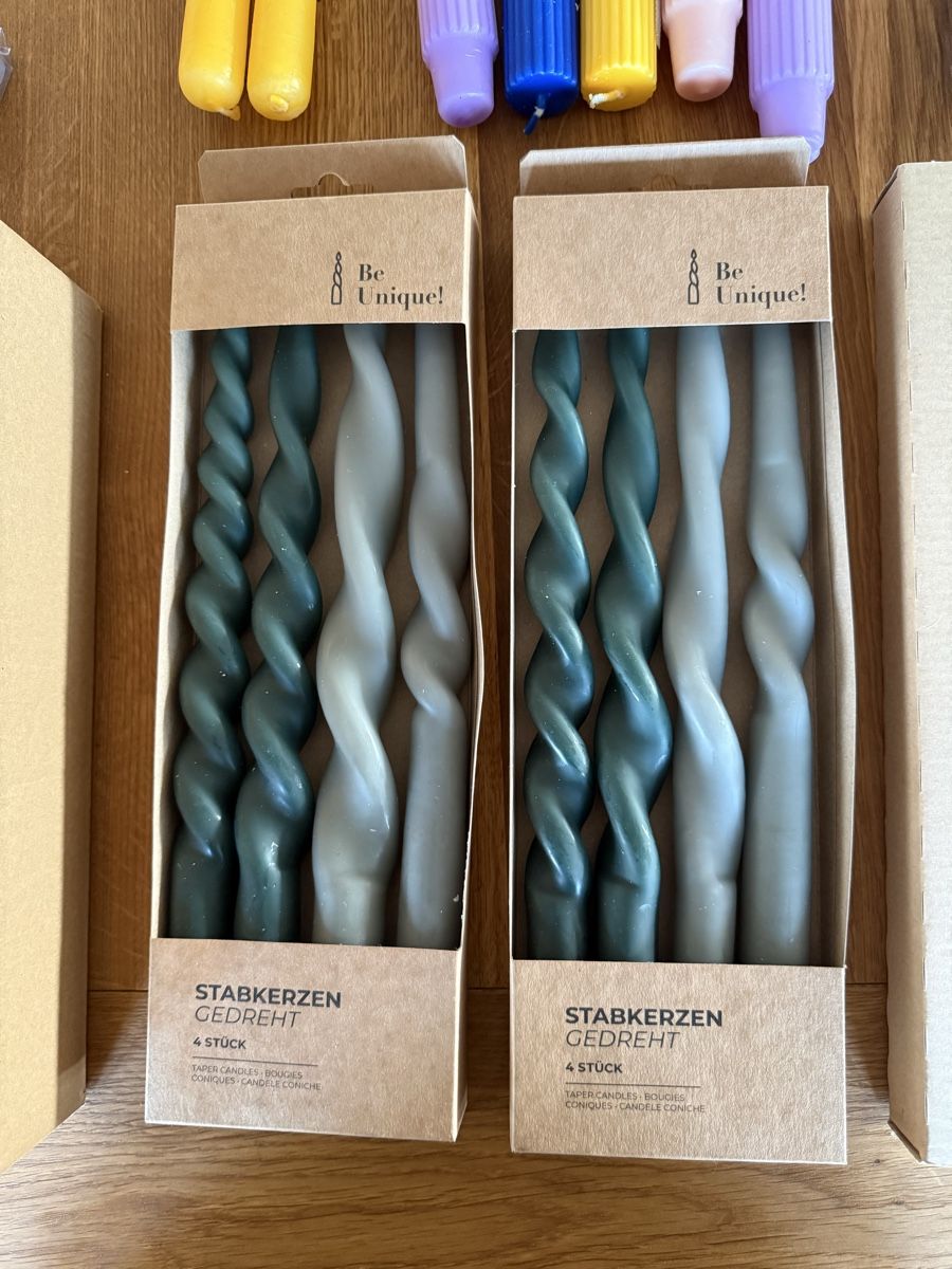 Candele: Kerzen-Set: Stabkerzen aller Art – Nuovo e nell'imballaggio originale da Winterthur venduto da Bacca_3 5