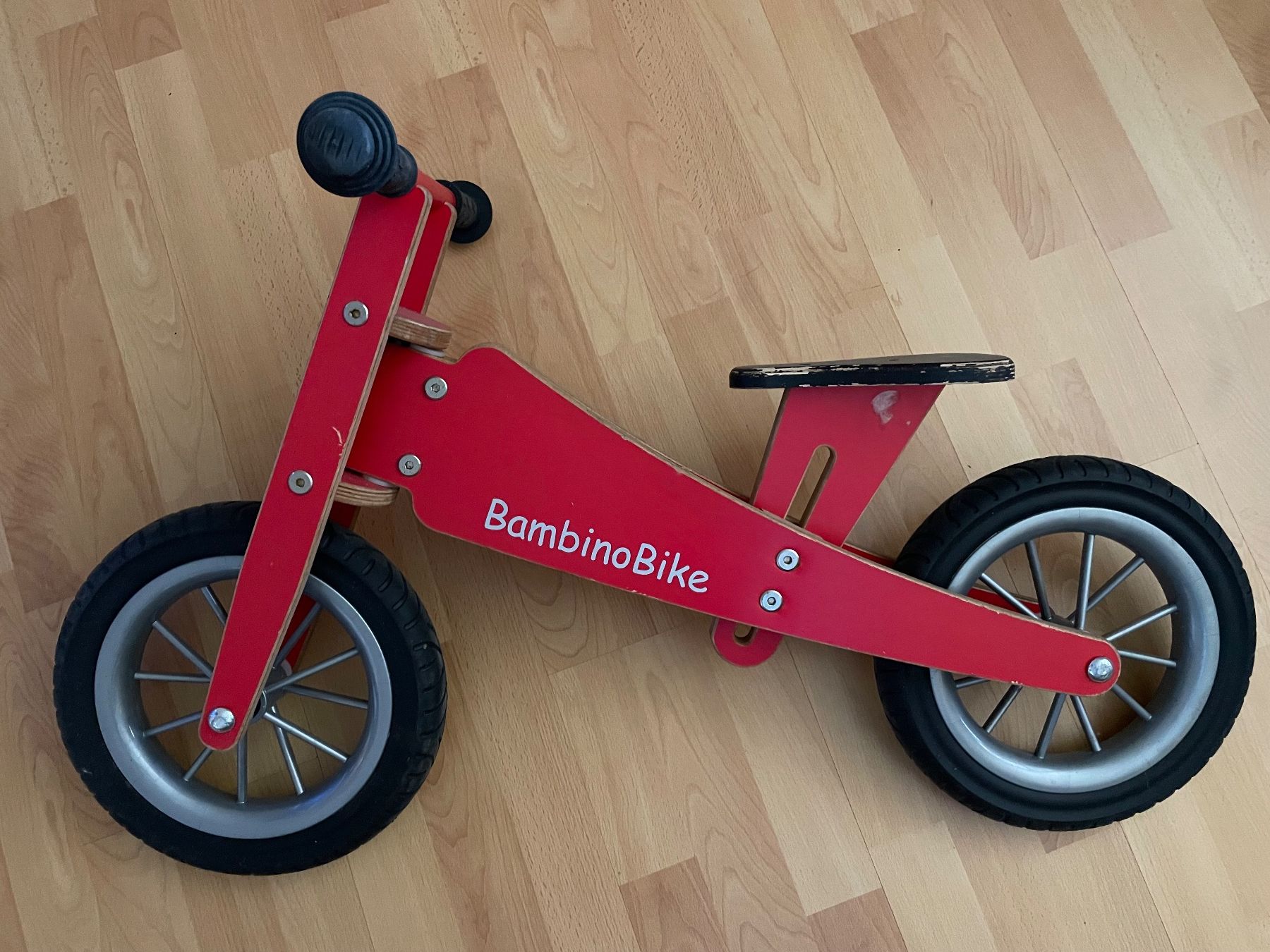 Veicoli per bambini: Draisienne en bois BambinoBike rouge – Usato da Longirod venduto da vin_hn9m