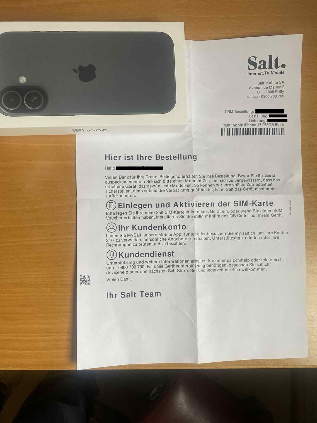 Apple Handys / Smartphones: Apple iPhone 17, 256 GB, Schwarz, Neu – Neu und originalverpackt aus Allschwil von mick-fed