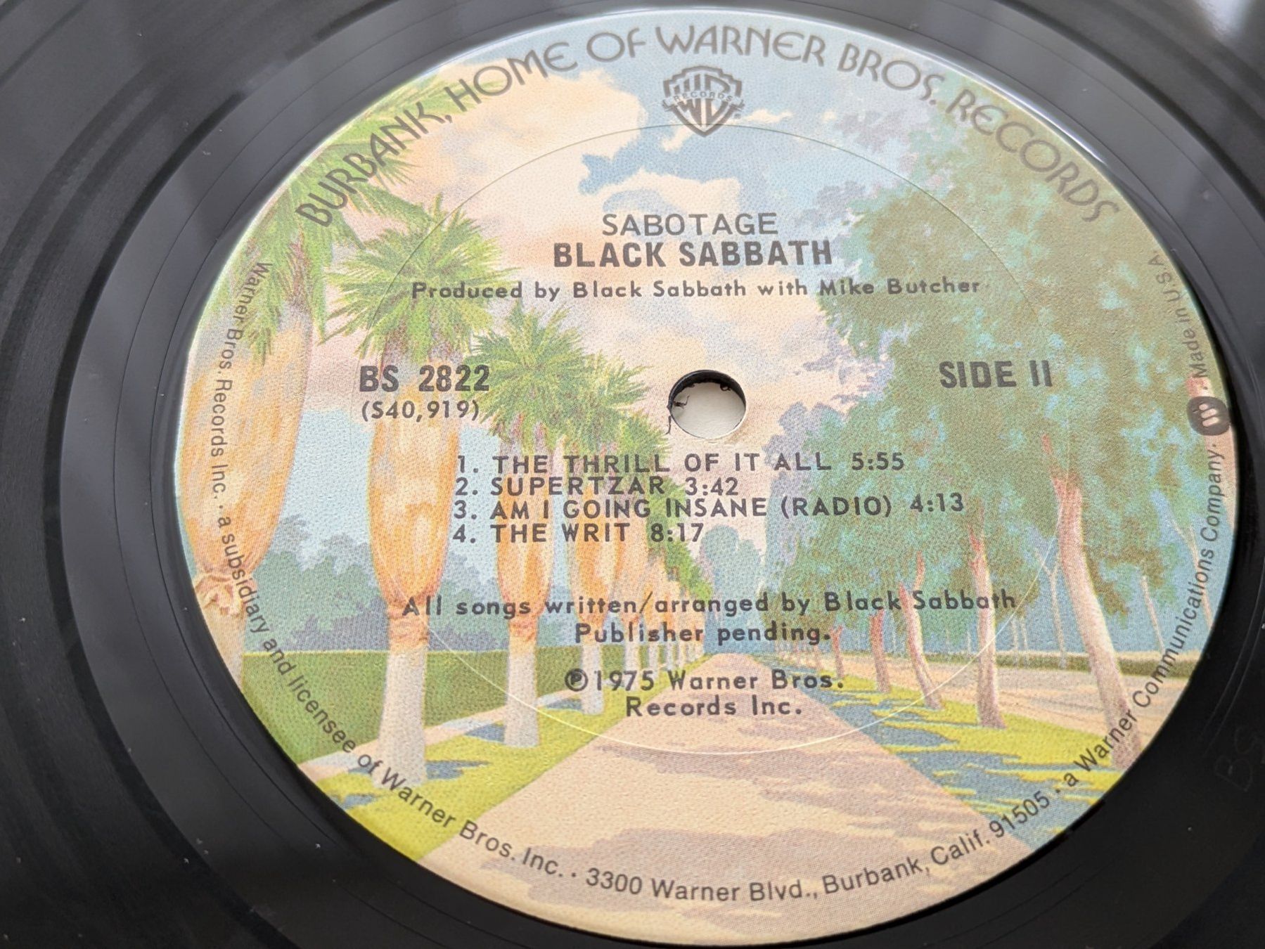 Schallplatten: Black Sabbath - Sabotage Vinyl – Gebraucht aus Dübendorf von PanzerGeneral 3
