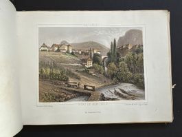 Album lithographies J. Jacottet Lac Léman Vevey et env. 1850