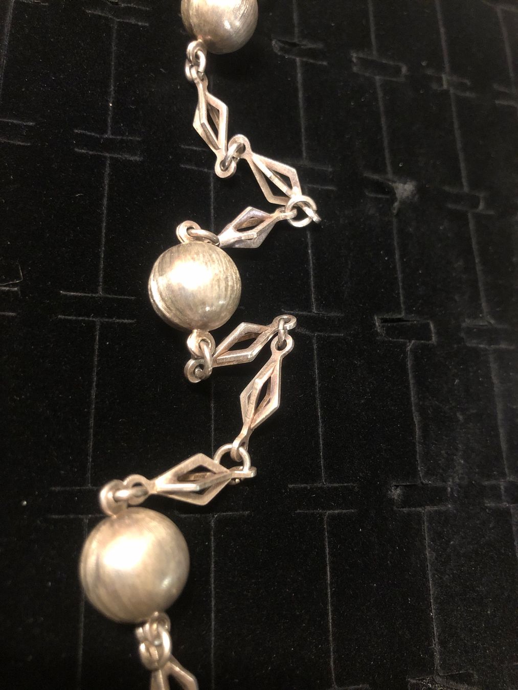 Catenine: Antike Vintage Silberkette mit Kugeln – Usato da Adliswil venduto da Tito088 3