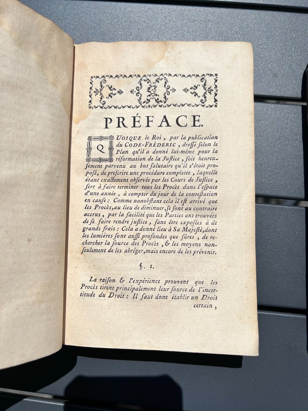 Libri: CODE FRÉDÉRIC, ou Corps de Droit, 1751/52, complet – Usato da Ebikon venduto da altiplano 3