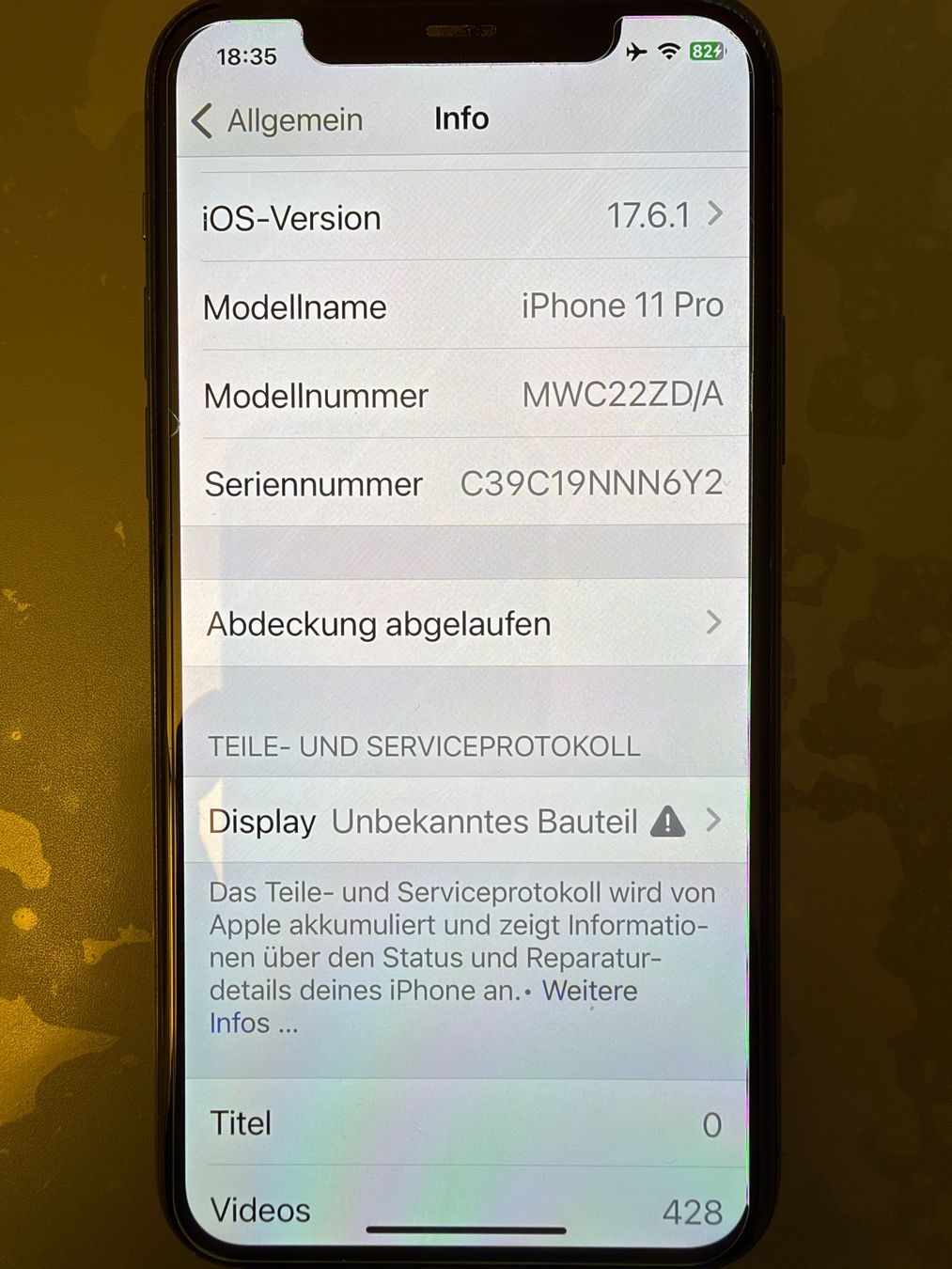 Apple Telefoni cellulari / Smartphones: Apple iPhone 11 Pro , Space Gray, 64 GB – Usato da Bellikon venduto da Elster0 4