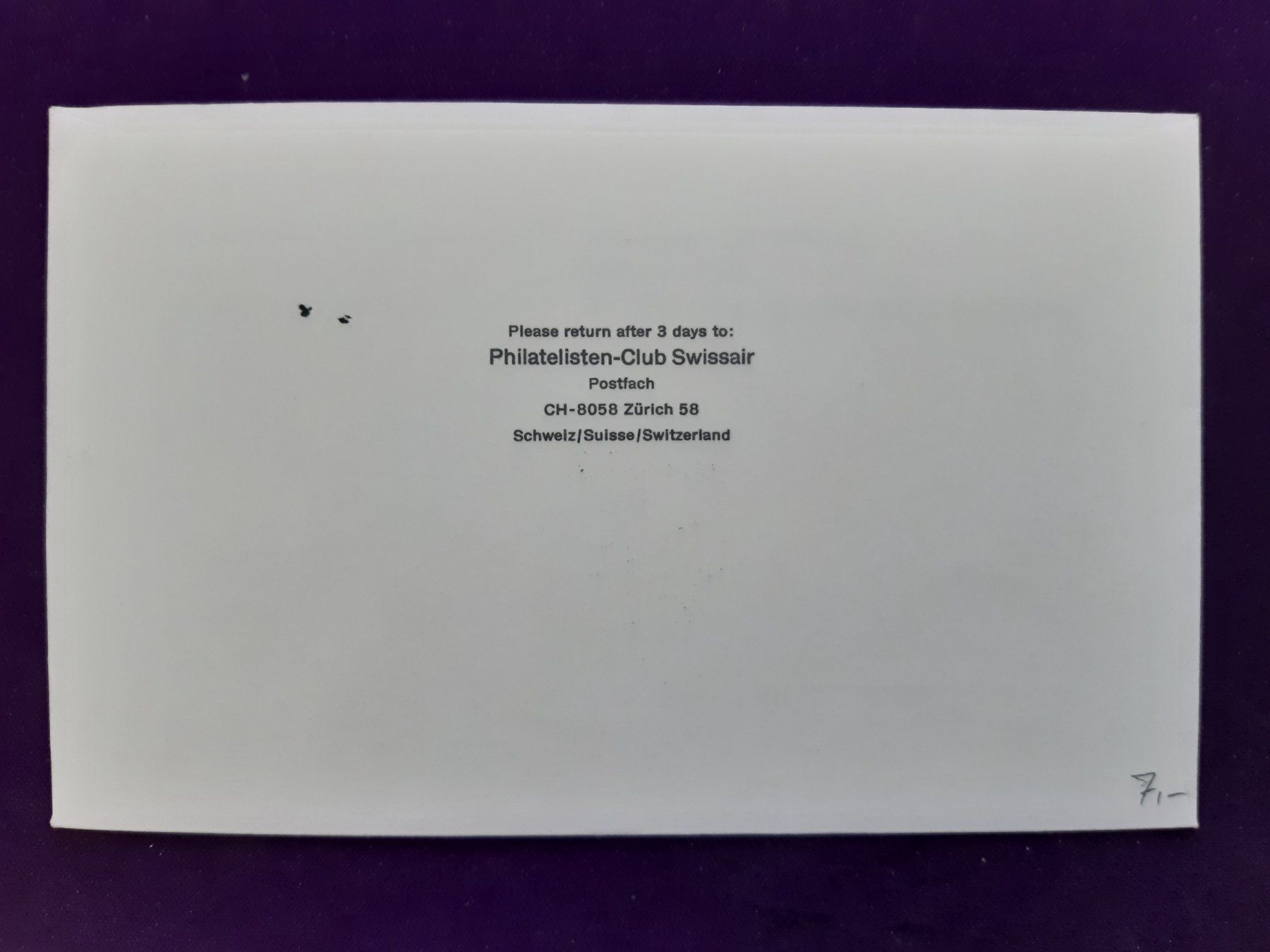 Tutti i francobolli: Erstflugbrief VADUZ-Zürich-SOFIA 1. April 77, eingeschrieben – Nuovo (secondo la descrizione) da Wangs venduto da weisstannen01 3